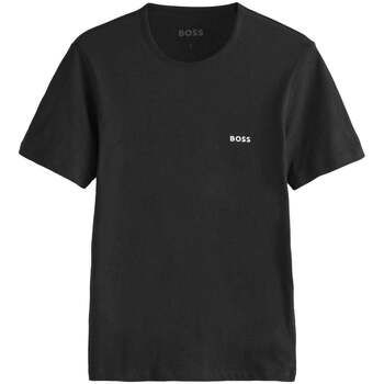BOSS Camiseta Cotton Basic T-Shirt Black para hombre