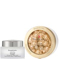 elizabeth arden ceramide overnight skin strengthening and firming serum  moisturiser duo
