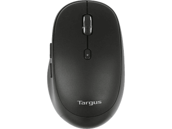 Ratón inalámbrico - Targus Midsize Comfort Multi-Device, 2400 DPI, Antimicrobiano, Negro