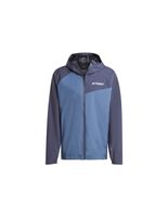 chaqueta de senderismo adidas multi 2l rain hombre azul