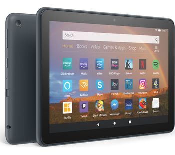 AMAZON Fire HD 8 Plus Tablet (2020) - 32 GB, Black, Black