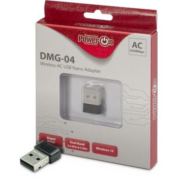Tarjeta de Red Inter-Tech DMG-04 USB 2.0 Inalámbrica WLAN 433 Mbit/s