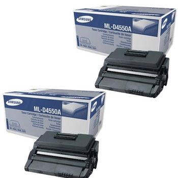 Original Multipack Samsung ML-4550 Printer Toner Cartridges (2 Pack) -ML-D4550A