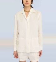 semicouture para mujer s6sm40 camisa olive blanco roto 44 beige casual viscosa manga larga