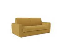 leonida sofa cama desenfundable con colchon de 18 cm de altura 222 cm amarillo
