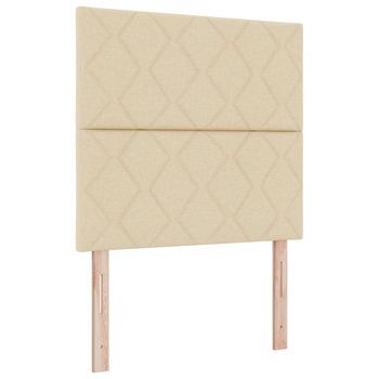 Cabecero，panel De Cabecero Led Crema 100 Cm Tela