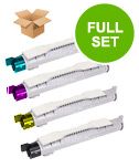 compatible multipack xerox phaser 6200n printer toner cartridges 4 pack -16200800