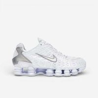 nike deportivas moda shox tl whitewhitemetallic silver para hombre