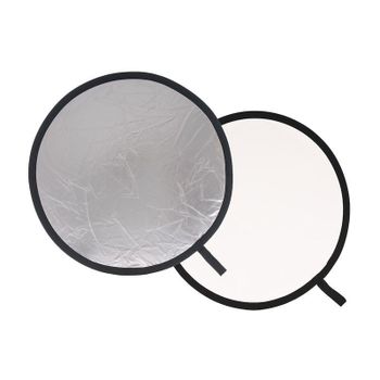 Reflector Lastolite Plateado/blanco. Diámetro: 50 Cm.