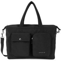 lancaster bolso de mano bolso de mano bowling con cremallera basic pocket negro para mujer