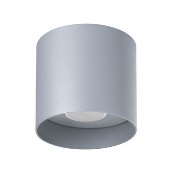 Lámpara de techo gris aluminio alt. 11 cm