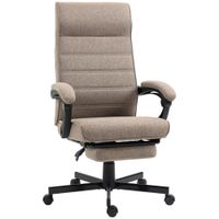 silla de oficina 68x67x119 cm marron