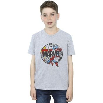 Marvel Tops y Camisetas Character Circle para niño