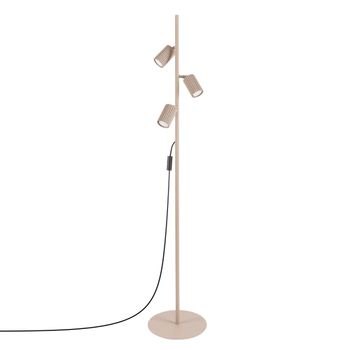 Lámpara de pie taupe aluminio alt. 155 cm