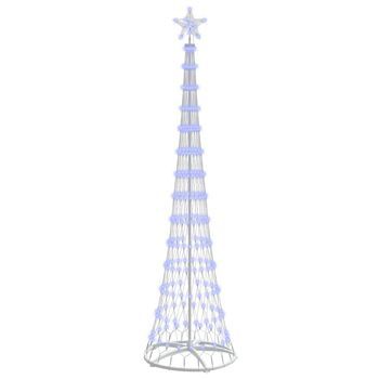 Árbol De Navidad Led Azul 250 Cm Metal Vidaxl