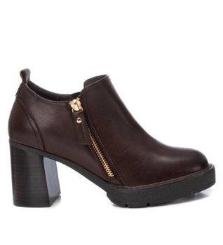 Carmela para mujer. 16186102-MARRON Botines de piel 161861 marrón (41), 5 a 8cm, Cremallera, Casual