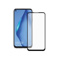 ksix cristal templado 9h extreme 25d borde negro para huawei p40 lite