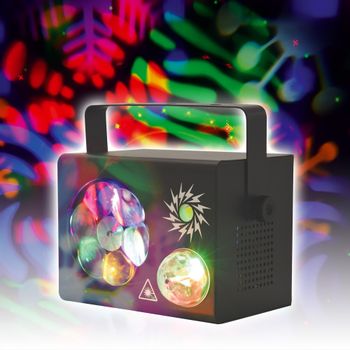 Gobo Fireflash 4 in 1 Led and Laser Light