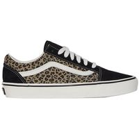 vans zapatillas skate baskets old skool cuir para mujer