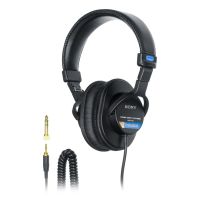 auriculares sony mdr7506 con cable conectividad jack para estudio y escenario negros
