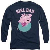 dessins animes camiseta manga larga girl dad para mujer