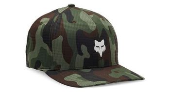 Gorra flexfit fox head camo tech verde