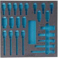 hazet 163-119l cubeta de espuma suave de 2 componentes r 344 mm x 342 mm