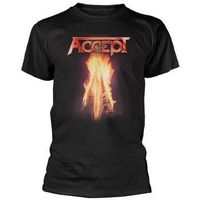 accept camiseta manga larga flying v para mujer