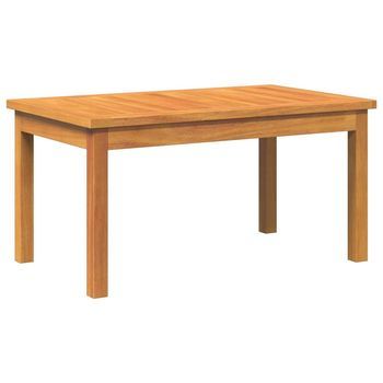 Mesa De Café Aceite Natural Madera De Acacia Sólida