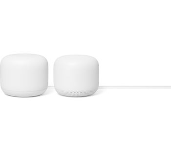 GOOGLE Nest WiFi Router & Nest WiFi Point - AC 2200, Dual-band