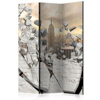 biombo - city behind the wall 135x172 cm