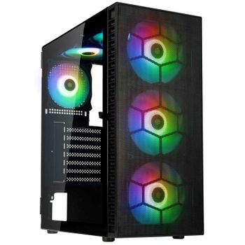 Torre Kolink OBSERVATORY HF MB Negro ATX Vidrio Templado 3x140mm Gaming