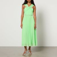 self-portrait chiffon midi dress - uk 6
