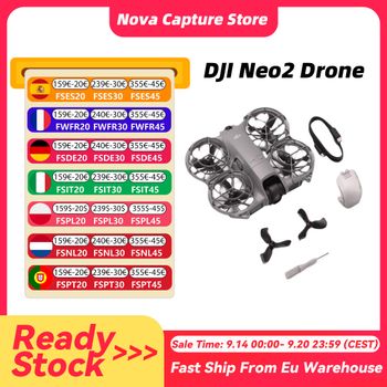 Dron DJI Neo2 con Cámara, Video 4K Estabilizado, 151g Ligero y Portátil, Protector de Hélices de Cobertura Total, Neo 2 C0