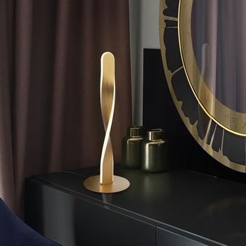 Lámpara de mesa led twist (12w)