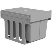 cubo de basura 48x343x351 cm gris claro