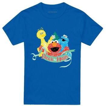 Sesame Street Camiseta Deck The Halls para mujer