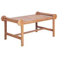 mesa de centro de teca maciza 100x50x45 cm vidaxl