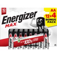 set de 12 pilas 4 ofrecidas energizer max aa