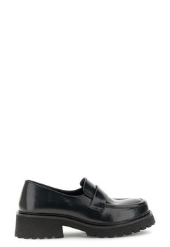 mocasines de piel envejecida black 40