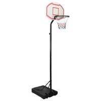 canasta de baloncesto polietileno blanco 282-352 cm vidaxl