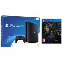 sony playstation 4 pro  death stranding bundle - black black