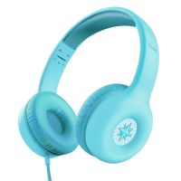 auriculares trust con cable para ninos microfono plegables limitador de volumen azul