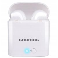 auriculares grundig tws41 inalambricos bluetooth true wireless con microfono y estuche blanco