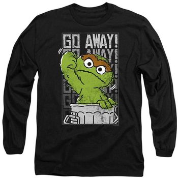 Sesame Street Camiseta manga larga Go Away para mujer