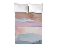 sandal - juego de sabanas estampadas 3 piezas cama 180 - algodon extra suave - incluye sabana encimera  2 fundas de almohada -ocean blue