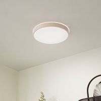 lampara de techo led de plastico gris
