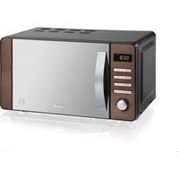 swan sm22090copn solo microwave - copper