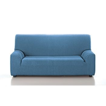 Funda De Sofá Elástica Trío (3 Plazas + Dos De 1 Plaza) Azul Cielo - Jara Casa Textil