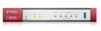 ZYXEL USG FLEX 50 H 5 PUERTOS WAN/LAN GIGABIT 1 PUERTO POE+ 1 USB INCLUYE UN A O LICENCIA ENTRY DEFENSE PACK